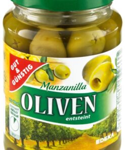 Olivy zelené bez kôstky 340gPP170g G&G