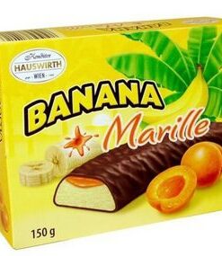 Dezert banán marhuľa v čokoláde 150g Hauswirth