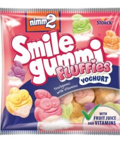 Cukríky Nimm2 90g smili fluffies yoghurt
