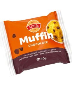 Muffiny čokoláda kúsky 40g Sedita