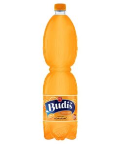 Minerálka Budiš 1,5L pomaranč PET