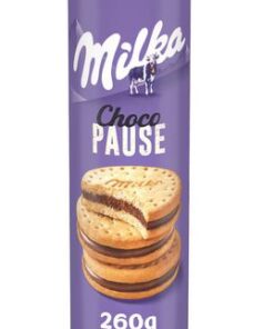 Sušienky Milka Choco pause 260g krémovou čok.nápl