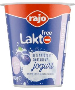 Jogurt bezlaktózový čučoriedka 145g Rajo