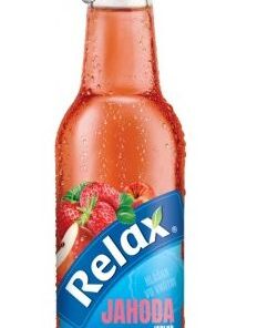 Džús Relax 0,25L jahoda sklo