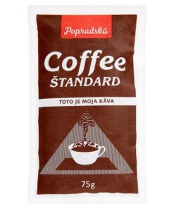 Káva Popradská  štandard zrnková 75g*