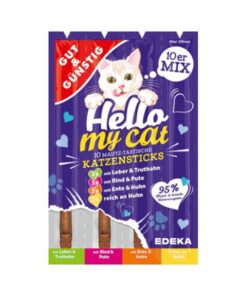 Krmivo mačka paličky 10x5g G&G